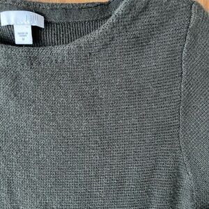 J. Jill Olive Green Crew Neck Sweater